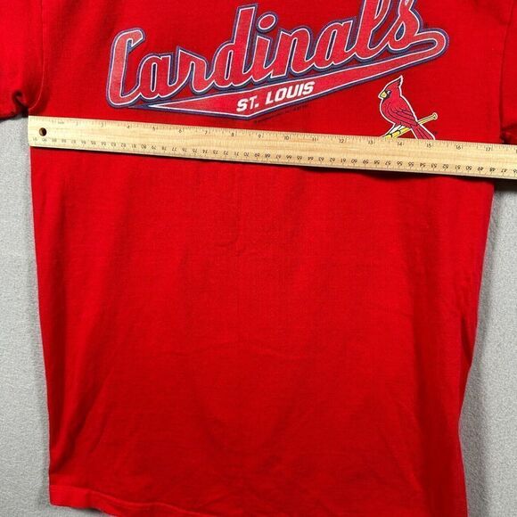 Vintage Lee Cardinals Shirt Adult Extra Large STL Red Baseball MLB‎ 2001 - Picture 6 of 9